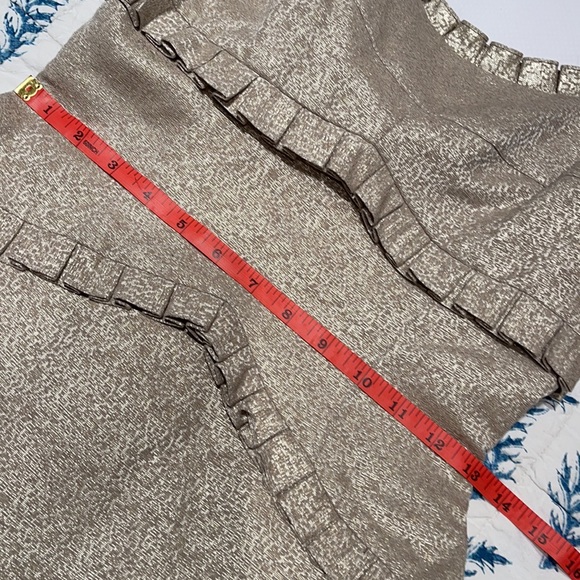 Gold Formal long Dress 4 ROSS MAYER prom wedding - Picture 9 of 9